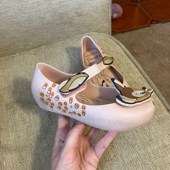 Disney Bambi mini Melissa girls flat shoes - Picture 2 of 6